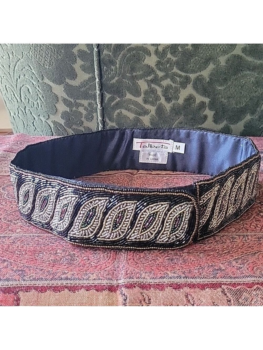 Beaded Adjustable Belt from Talbots Size M